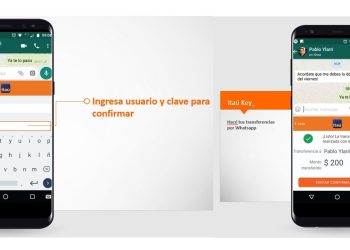 Transferencia de dinero a través del WhatsApp