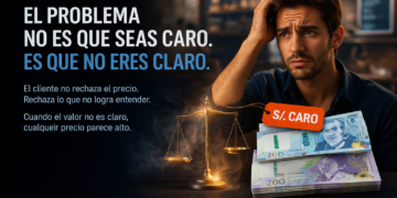 EL PROBLEMA NO ES QUE SEAS CARO. ES QUE NO ERES CLARO.