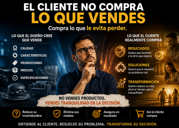 El cliente no compra lo que vendes: compra resultados, soluciones y transformación