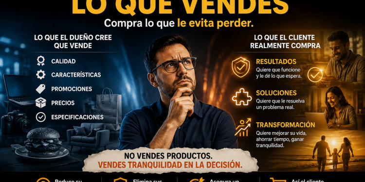 El cliente no compra lo que vendes: compra resultados, soluciones y transformación